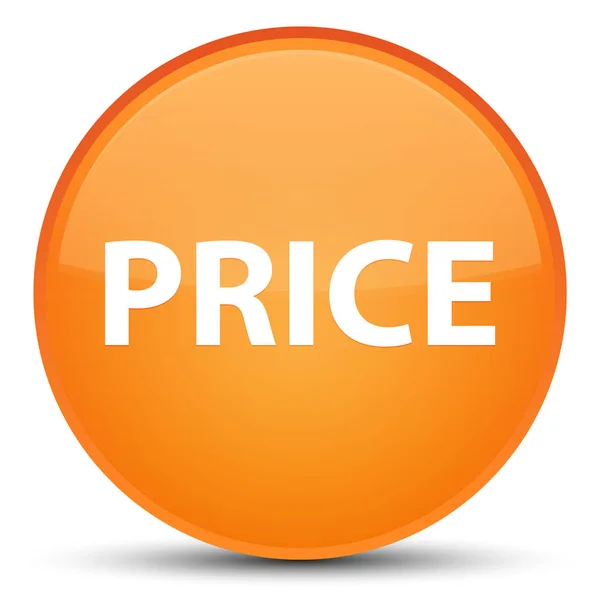 Precio botón redondo naranja especial — Foto de Stock
