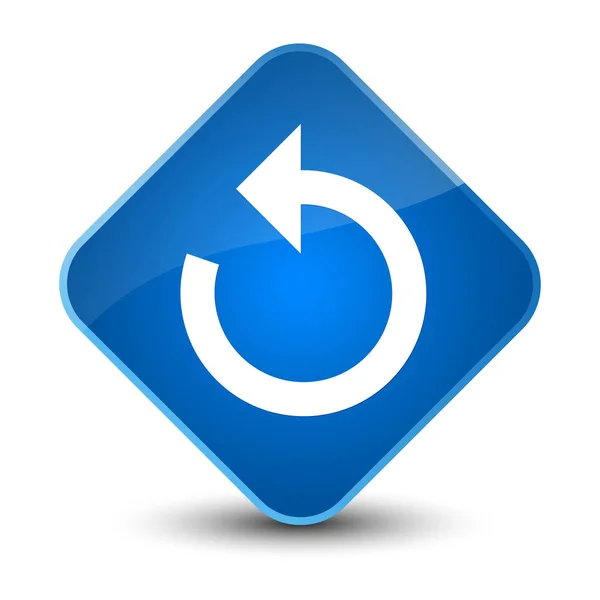 Refresh arrow icon elegant albastru diamant buton — Fotografie, imagine de stoc