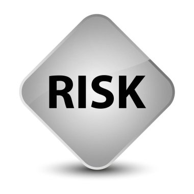 Risk zarif beyaz elmas düğmesi