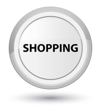 Baş beyaz yuvarlak düğmesini alışveriş