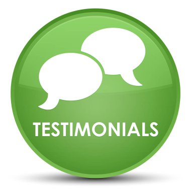 Referansları (sohbet simgesi) özel yumuşak yeşil yuvarlak düğmesi