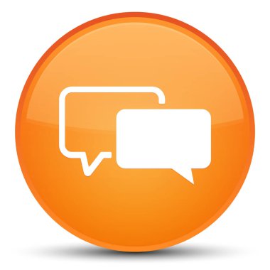 Referansları kutsal kişilerin resmi özel turuncu yuvarlak düğme