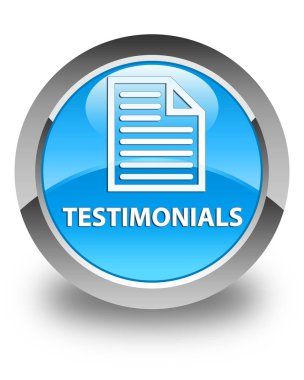 Referansları (sayfa simgesi) parlak mavi mavi yuvarlak düğmesi