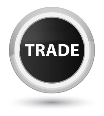 Ticaret baş siyah yuvarlak düğmesi