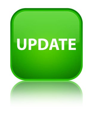 Güncelleştirme özel yeşil kare düğme