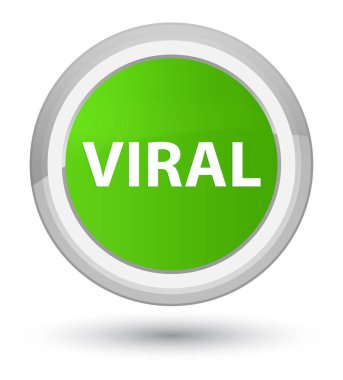 Viral asal yumuşak yeşil yuvarlak düğmesi