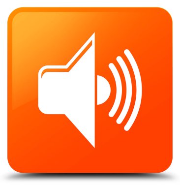Ses simgesi turuncu kare düğmesi