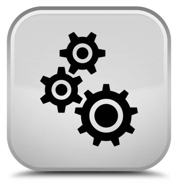 Gears'ın kutsal kişilerin resmi özel beyaz kare düğme