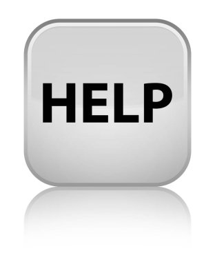 Özel beyaz kare düğme yardım