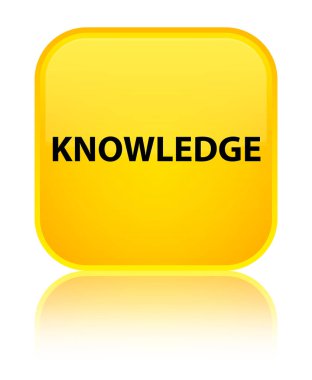 Bilgi özel sarı kare düğme