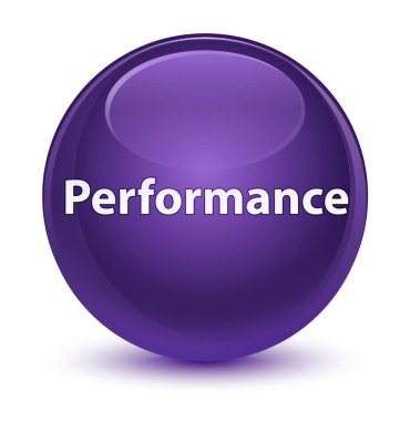 Performans camsı mor yuvarlak düğmesi