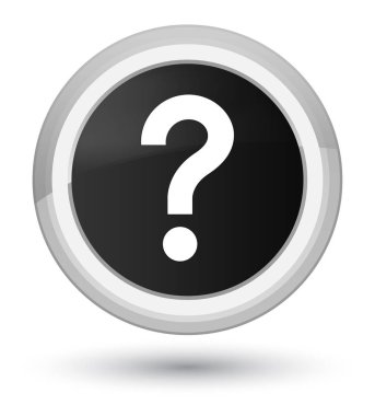 Soru işareti simgesini Ana siyah yuvarlak düğmesi