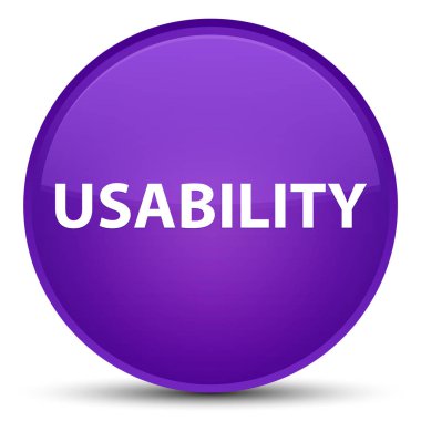 Kullanılabilirlik özel mor yuvarlak düğmesi