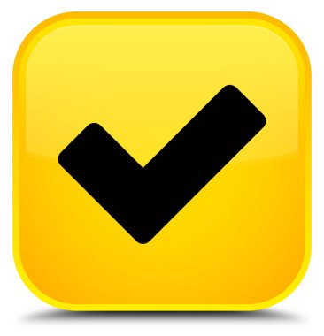 Kutsal kişilerin resmi özel sarı kare düğme doğrulamak