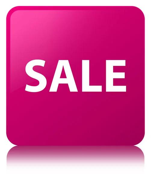 Sale pink square button — Stock Photo, Image