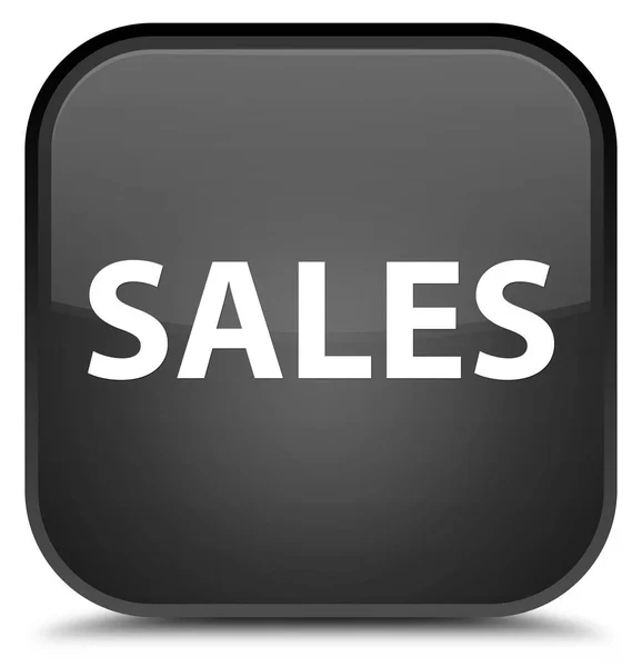 Sales special black square button — Stock Photo, Image
