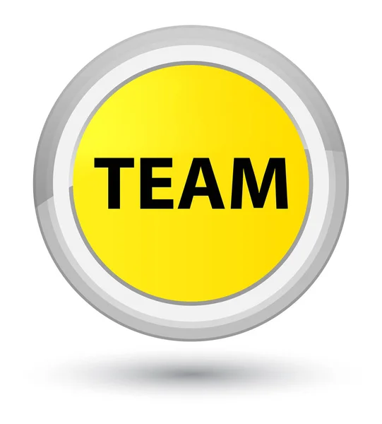 Team Prime yellow round button — стоковое фото