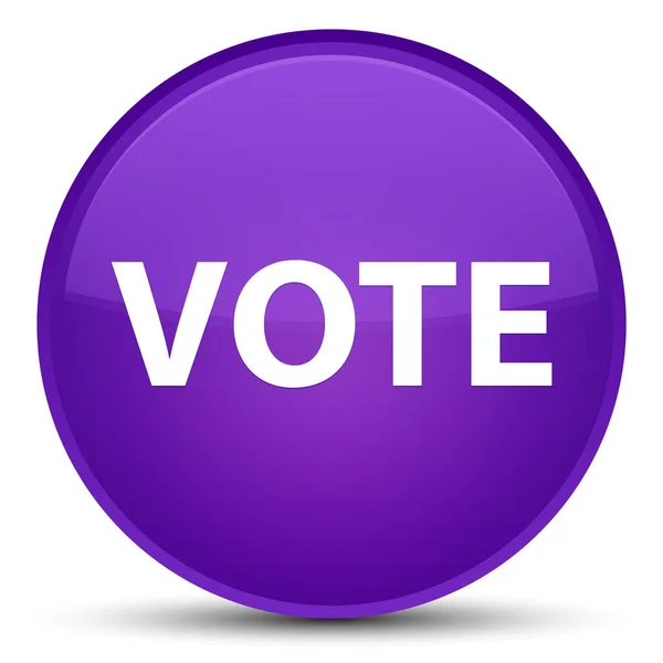 Vote special purple round button — Stock Photo, Image