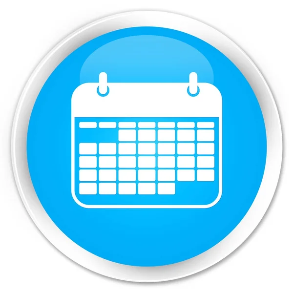 Kalender-ikonen premium cyan blå runda knappen — Stockfoto