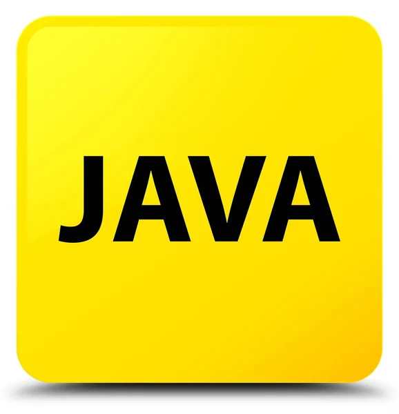 Java の黄色い四角ボタン — ストック写真