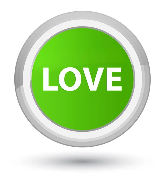 Amor botão redondo verde macio — Fotografia de Stock