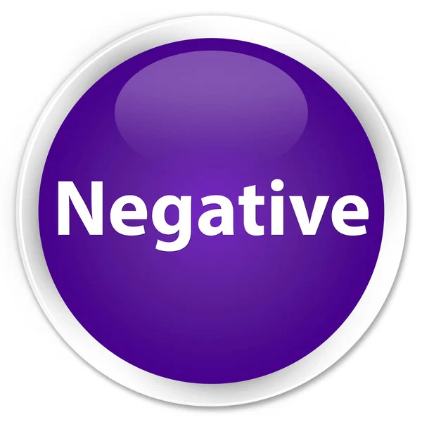 Botón redondo púrpura premium negativo —  Fotos de Stock