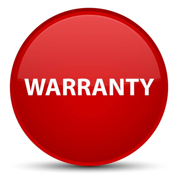 Warranty special red round button