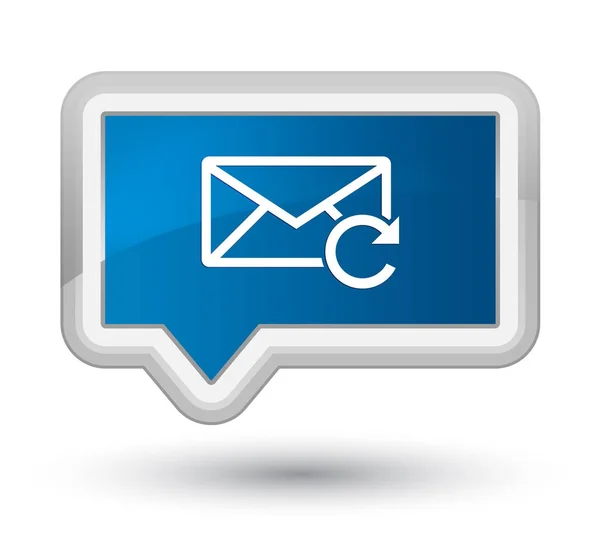 Refresh email icon prime blue banner button