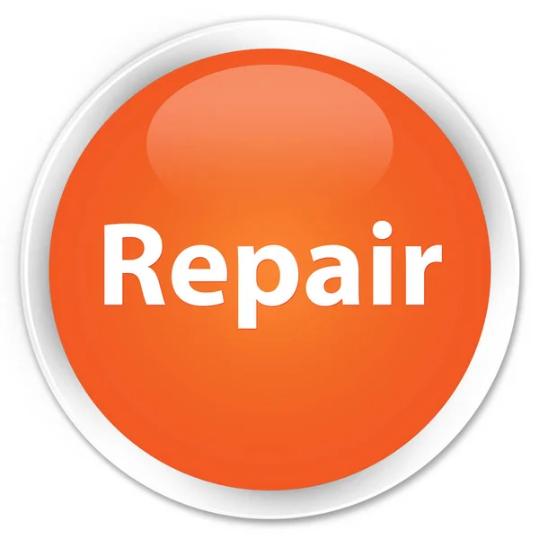 Réparation bouton rond orange premium — Photo