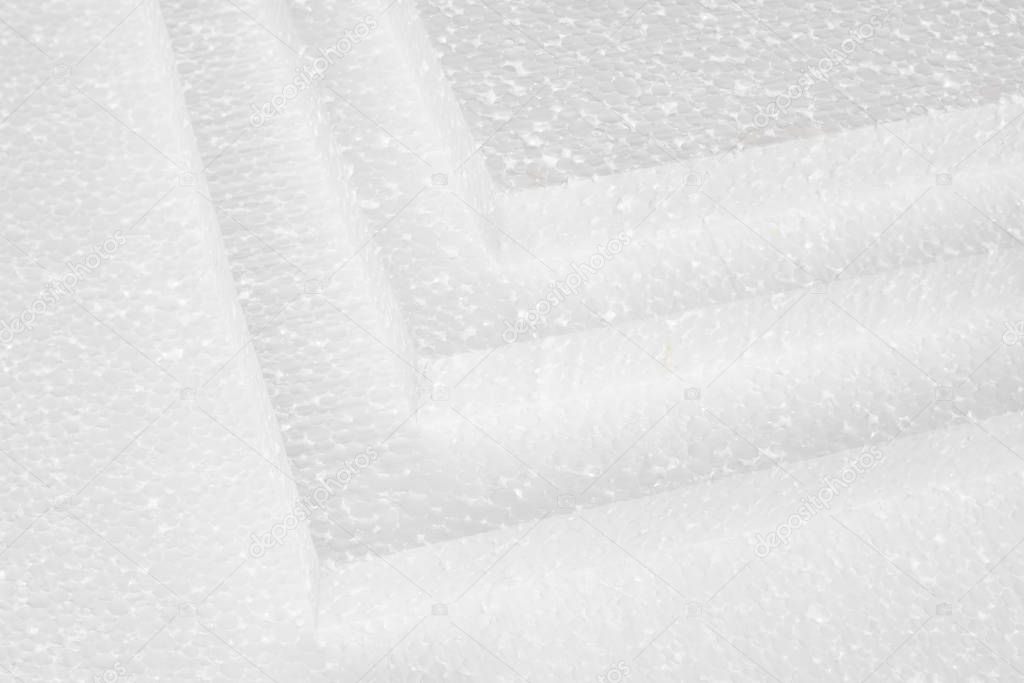 Styrofoam. Sheets of Factory manufacturing
