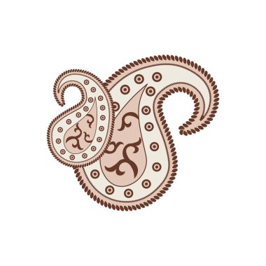 Paisley pattern. Indian ornament. Vector illustration.
