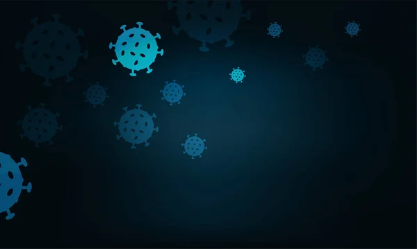 Illustratie grafische vector van corona virus in wuhan, corona virus infectie. 2019-nvoc virus.corona virus microbe. Corona — Stockvector