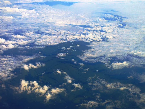 Високий Вигляд Коли Над Хмарами — стокове фото