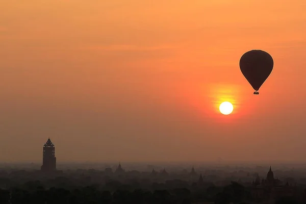 Ochtend Zonsopgang Bagan — Stockfoto