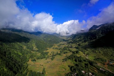 Üst te görüş yüksek Sapa.