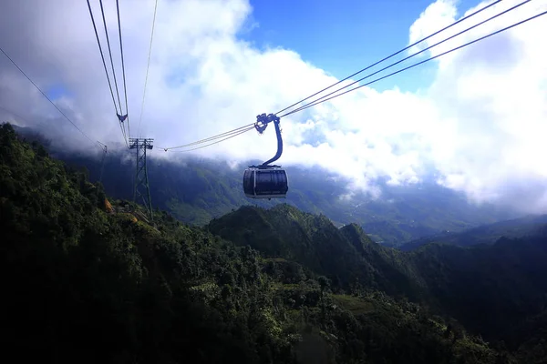 Seilbahn Sapa — Stockfoto