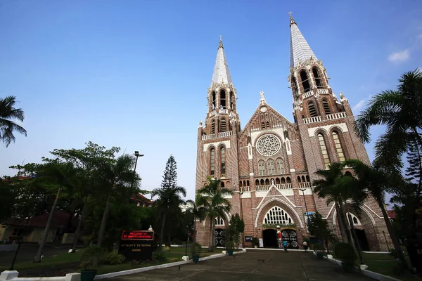 Church Christ Szent Mária Katedrális Yangon — Stock Fotó