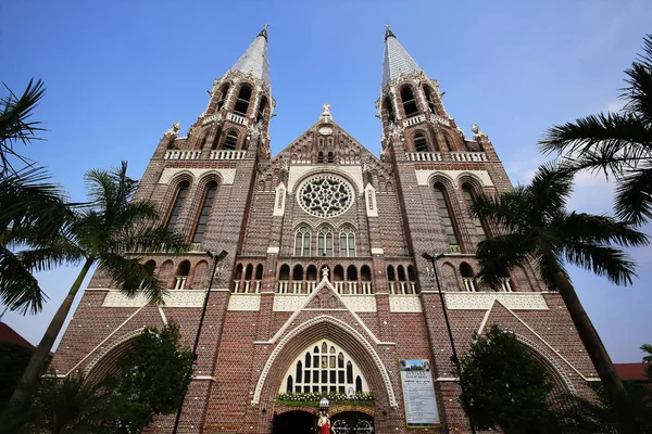 Church Christ Szent Mária Katedrális Yangon — Stock Fotó