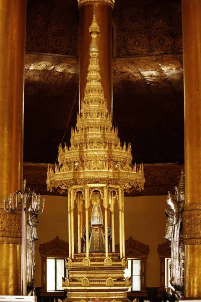 Pagoda Della Reliquia Del Dente Yangon — Foto Stock