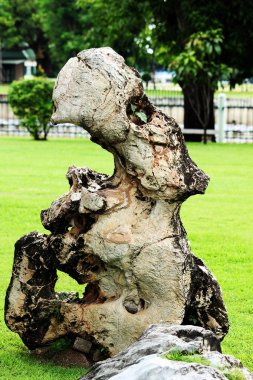 Büyük taş çim dekorasyon için.