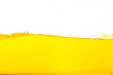 Turuncu su sıçratma, Turuncu Su Yüzeyi Beyaz zemin üzerinde sıçrama ve kabarcıklar.