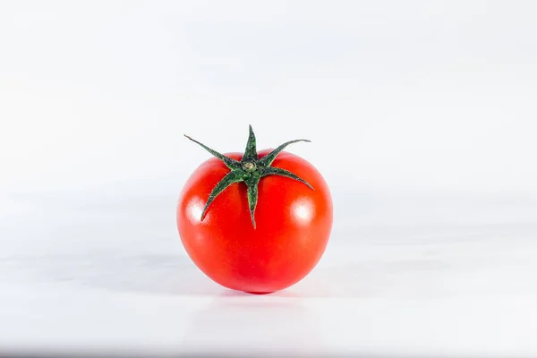 Tomates Vermelhos Blackground Branco Tomates São Comidos Quando Maduro Vermelho — Fotografia de Stock