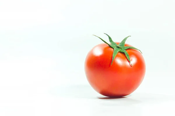 Tomates Rojos Blackground Blanco Los Tomates Comen Cuando Están Maduros — Foto de Stock