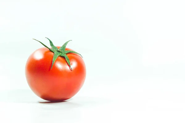 Red Tomatoes White Blackground Tomatoes Eaten Ripe Red Fully Ripe — ストック写真