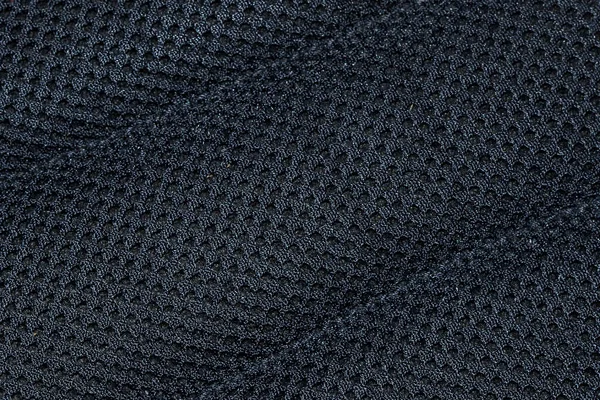 黒い糸で織られた黒い繊維黒い背景 — ストック写真