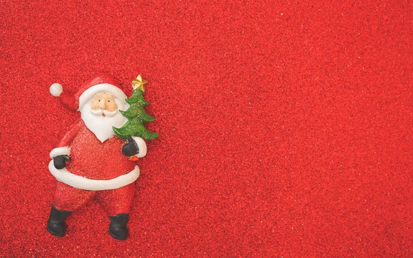 Tarjeta de Navidad con Santa Claus — Foto de Stock