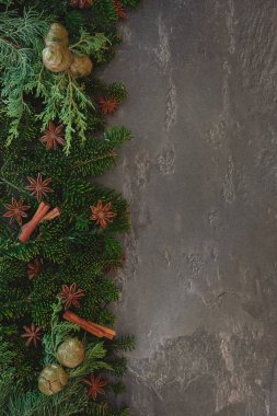 Noel ve yeni yıl dekorasyon arka plan