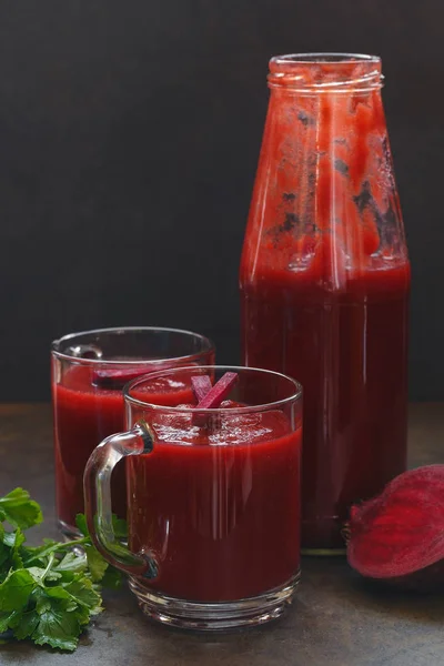 Frischer Rote-Bete-Smoothie — Stockfoto