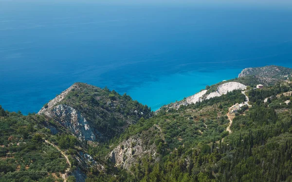 Lefkada kust beach Griekenland — Stockfoto