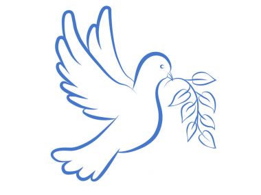 Barış sembolizm bir sembolü ile güvercin